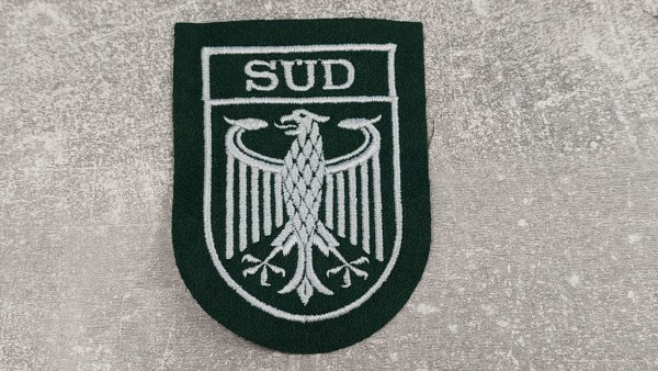 BGS Armabzeichen Adler mit SÜD - Bundesgrenzschutz