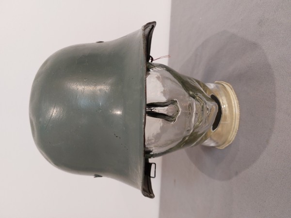 3.Reich Stahlhelm Feuerwehr M34 - überlackiert mit Abziehbildern