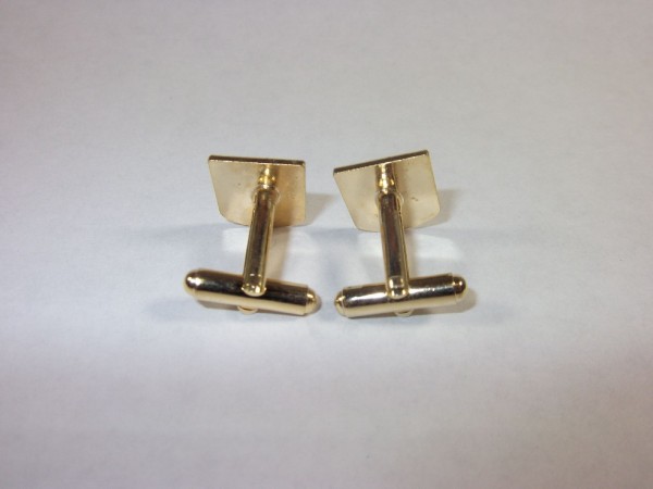 Sachsen: Manschettenknöpfe mit Armabzeichen Polizei Sachsen grün