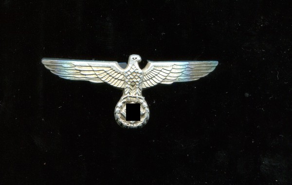Wehrmacht Heer Mützenadler 2.Modell - Aluminium für alle Schirmmützen