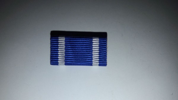 Nato Medaille blau-weiß-blau-weiß-blau, Bandschnalle