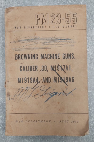 Browning Machine Guns FM 23-55 War Department July 1945