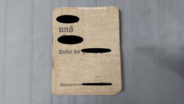 Literatur: Liederbuch - Lieder der XJ von 1933 - Original