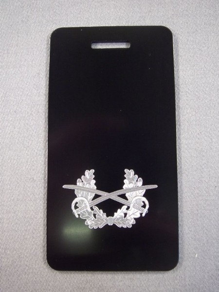 Kofferanhänger, Heer, Metall