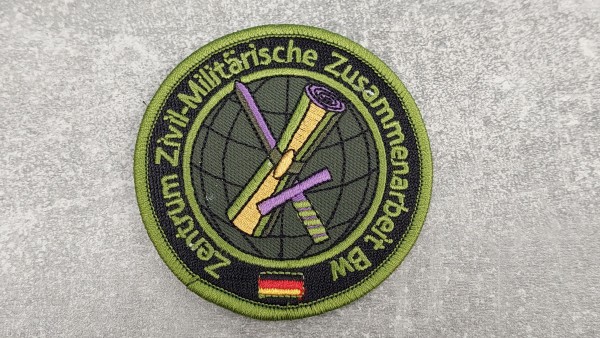 Bundeswehr Aufnäher Patch Zentrum Zivil Militärische Zusammenarbeit Bw