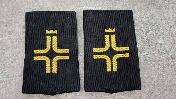Bundeswehr Rangschlaufen Militärgeistlicher evangelisch gelb auf schwarz