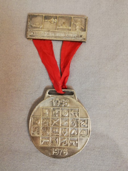 DDR Medaille 20 Jahre ASV Armeesportvereinigung Vorwärts 1956-1976 DTSB
