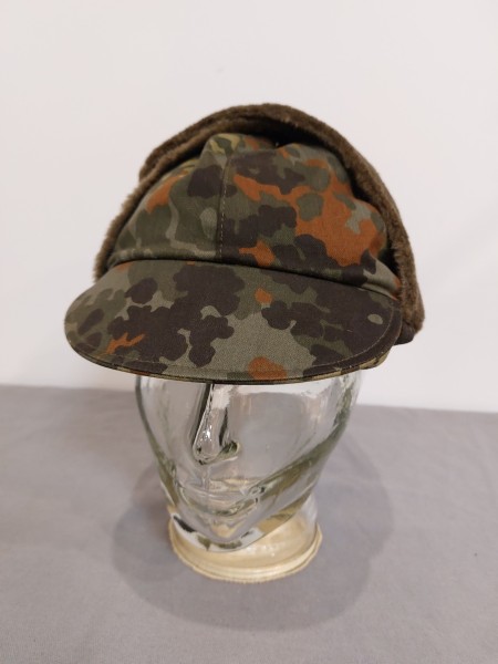 Bundeswehr Wintermütze BW flecktarn Grösse 57 gebraucht