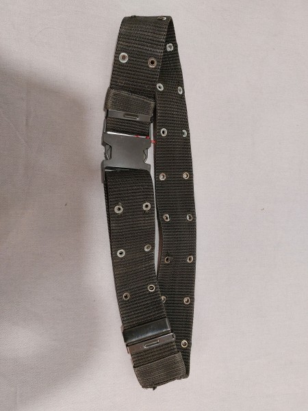 Koppel Feldkoppel Zweilochkoppel schwarz mit Schnellverschluß