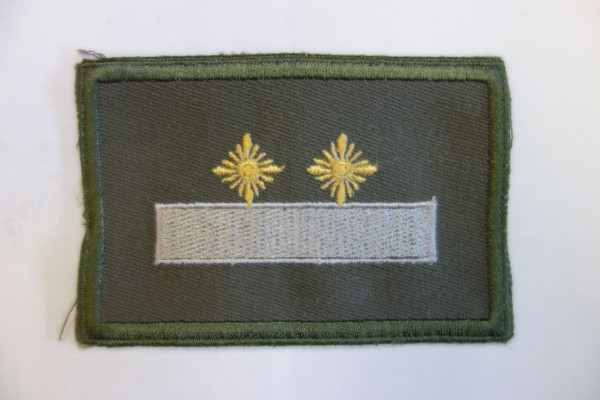 Dienstgradabzeichen Felddienstuniform 1986- 1990, Oberfähnrich