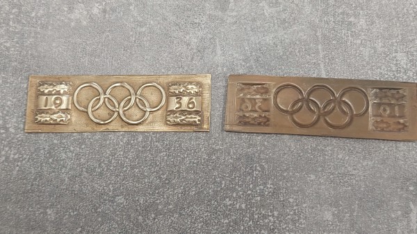 Deutsches Reich Auflage Olympiade 1936 in gold