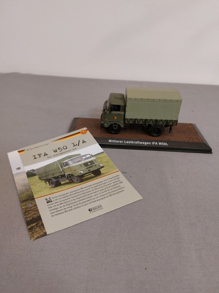 Modell IFA W50 L/A Lastwagen - Maßstab 1:43 - Atlas Collection - OVP