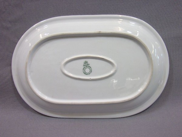 Vorlegeplatte / Fleischplatte, Kantinengeschirr, Hersteller Rosenthal, Modell des Amtes Schönheit der Arbeit
