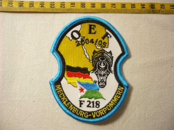 Verbandsabzeichen Fregatte Mecklenburg- Vorpommern F218 OEF 2004/05