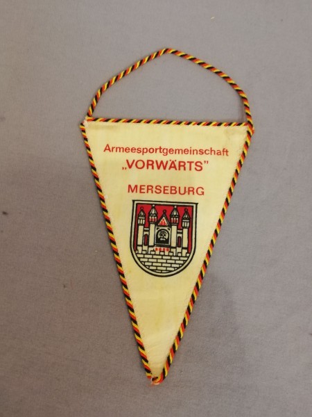Tischfahne/ Tischwimpel DDR NVA Armeesportgemeinschaft Vorwärts Merseburg