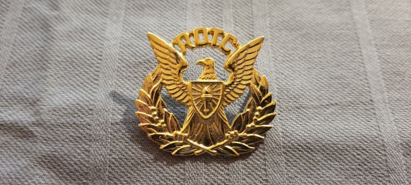 Mützenabzeichen, R.O.T.C. Metall, gold ROTC