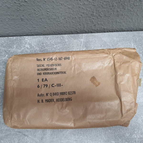 Bundewehr Tasche Medizinisches Instrumentarium und Verbrauchsmaterial - Neu