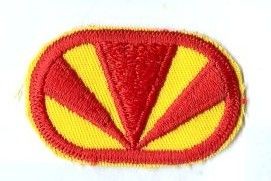 Brustabzeichen, Background Trimming, Oval, 3rd Bn, 4th Air Defense Artillery