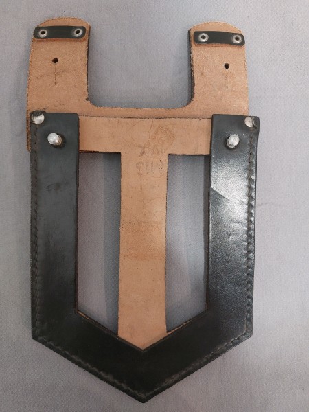 DDR Klappspatentasche Leder NVA - gestempelt MfS IV/X von 1971