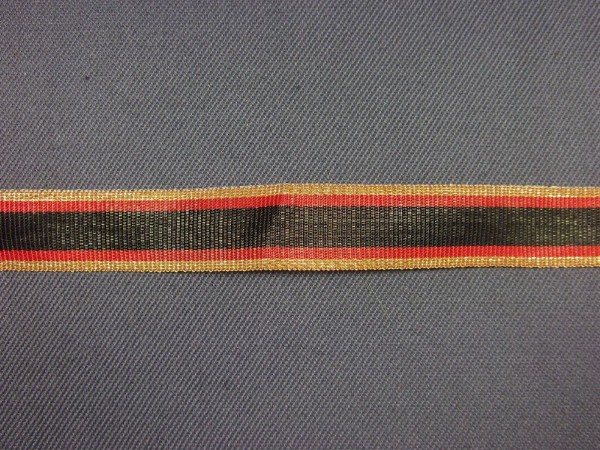 Bundeswehr Ehrenkreuz alle Stufen, Ordensband Nummer Sallach 99 bis 102, 15mm breit