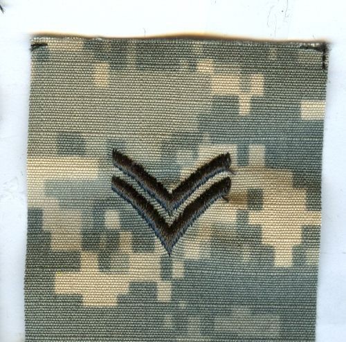 Dienstgradabzeichen, Kragenabzeichen, ACU Digital, ohne Klett, Corporal