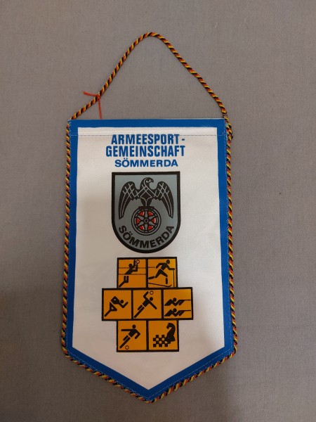 DDR Tischfahne/ Tischwimpel Armee Sportgesellschaft Sömmerda