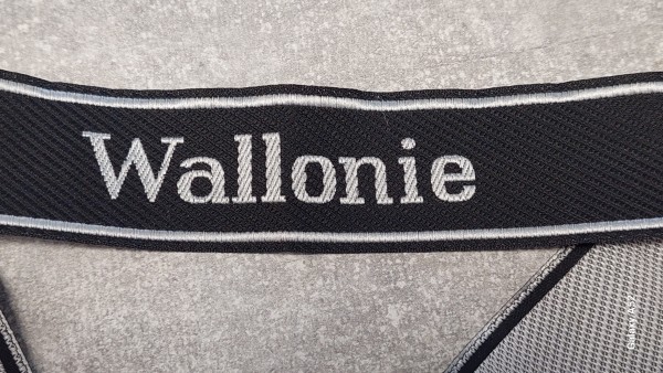Ärmelband Wallonie, gewebt für Mannschaften