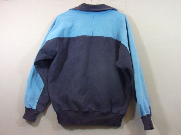 Trainingsjacke mit Abzeichen, blau #Größe 48#