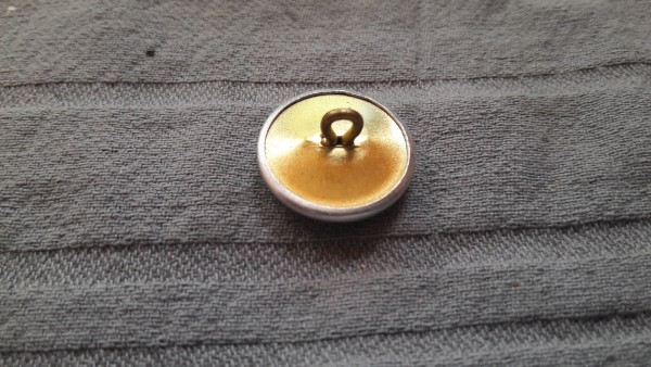 Knopf 20,5mm #Der Stahlhelm - Stahlhelmbund# silber lange Öse
