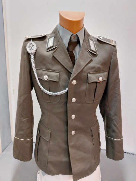 DDR Paradeuniform NVA Landstreitkräfte LaSk Obergefreiter Jacke M48-0, Hemd 40L