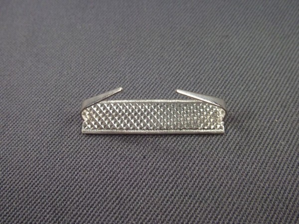 Schulterklappenauflage Gefreiter, Metall silber
